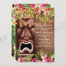 Search for tiki shower invitations Hibiscus