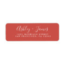 Search for fall colours return address labels Modern typography