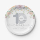 Search for 10th anniversary plates Floral