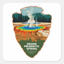 Search for prismatic stickers Grand prismatic spring
