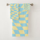 Search for blue and yellow bath towels Abstract