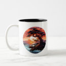 Recherche de bonsai tasses Coucher de soleil