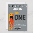 Search for cars 1st birthday invitations Transportation