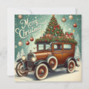 Search for vintage car christmas cards Festive