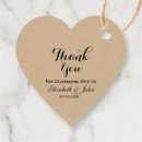 Search for rustic thank you wedding favour tags Stylish