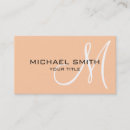 Search for peach business cards Hairdresser