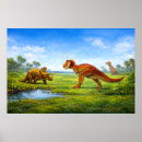 Search for dinosaur illustration posters Tyrannosaurus
