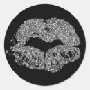 Search for silver lips stickers Kiss