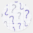 Search for question mark stickers Blue