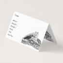Recherche de loup et cartes visite Noir et blanc