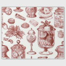 Search for nostalgic christmas wrapping paper Red
