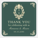 Search for emerald green wedding stickers Timeless