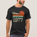 Recherche de vintage 1977 tshirts Vieux