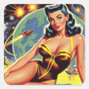 Search for vintage science fiction stickers Pulp