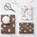 Search for baby deer wrapping paper Brown