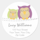 Search for owl address stickers Owls