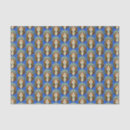 Search for vintage art deco tissue paper Blue