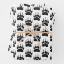 Search for black bear wrapping paper Forest
