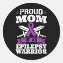 Search for epilepsy warrior stickers Purple