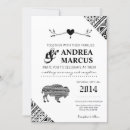 Recherche de motif flèche invitations Bohémien