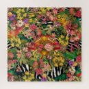 Search for black and white animal puzzles Floral
