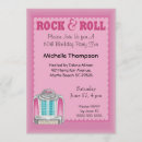 Search for jukebox invitations Rock and roll