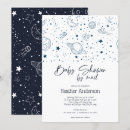 Search for constellations baby shower invitations Space