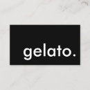 Search for ice cream business cards Gelato