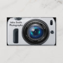Recherche de appareil photo numérique cartes visite Photographe