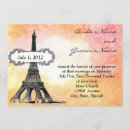 Search for parisian wedding invitations Vintage