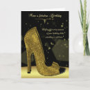 Search for glamour birthday cards Black