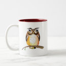 Search for owl on a branch mugs Animals