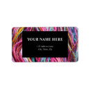 Search for knitting return address labels Crochet