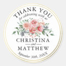 Search for pink and gold wedding stickers Blush