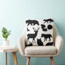 Search for black bear pillows Silhouette