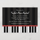 Search for black white music notes invitations Party