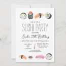 Search for couples birthday invitations Sushi