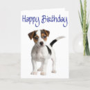 Search for jack russell birthday cards Puppy