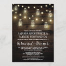 Recherche de mason jar rehearsal dinner invitations Dîner de répétition rustique