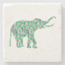 Recherche de éléphant dessous de verres Floral