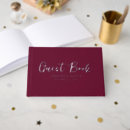 Search for burgundy wedding guest books Foil
