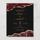 Search for black marble wedding invitations Agate