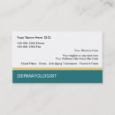 Recherche de dermatologues cartes visite Médecine