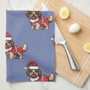 Search for holiday dog tea towels Funny