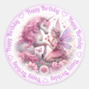 Search for unicorn fairy stickers Girls birthday