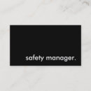 Search for safety business cards Construction