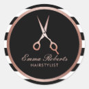 Recherche de motif rayures autocollants Coiffeur