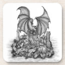 Recherche de dragon bleu dessous de verres Gothique