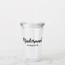 Search for straw cup tumblers Bridesmaid