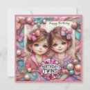 Search for cute twins birthday cards Sweet